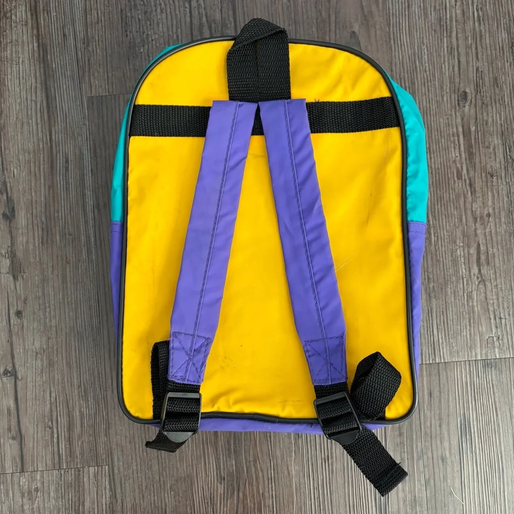 VINTAGE KIDS WINNIE THE POOH PIGLET BOOK BAG BACKPACK SMALL 12”X9” - Picture 2 of 9